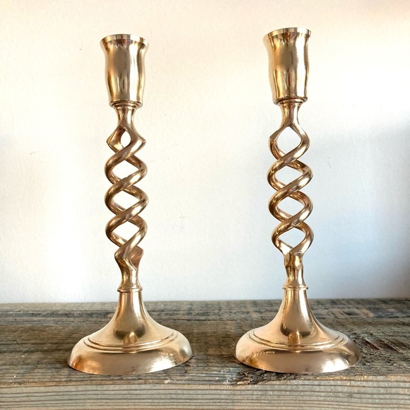 Other - Brass pair of candlesticks